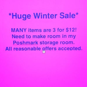 All closet items